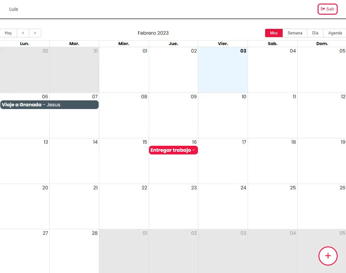 Calendar MERN