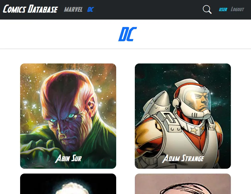 Comics Database