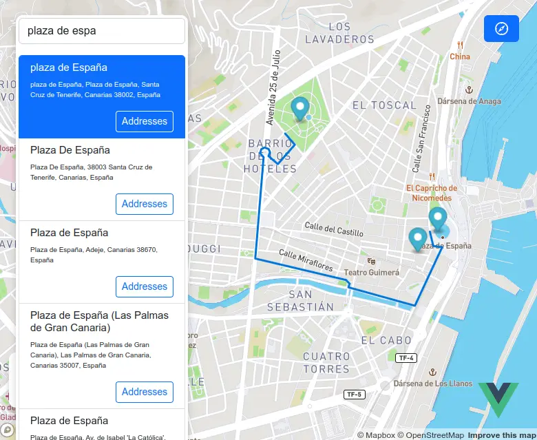Mapbox App